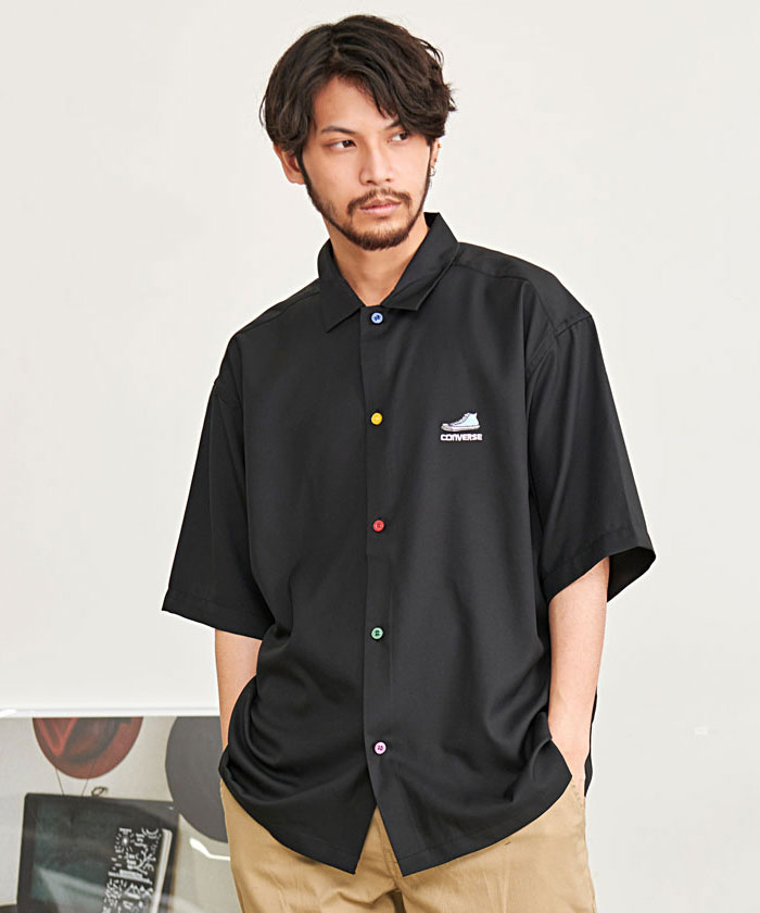 CONVERSE ポリツイル刺繍入りシャツ(505291589) | エスビーセレクト(SB ...