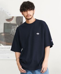 SB Select(エスビーセレクト)/Dickies ワッフル袖リブ半袖TEE/ネイビー