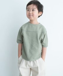 URBAN RESEARCH DOORS（Kids）(アーバンリサーチドアーズ（キッズ）)/『親子リンク』スラブインレイ切替プルオーバー(KIDS)/L/KHAKI