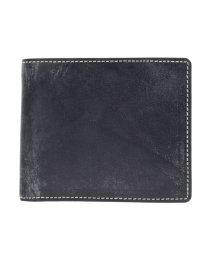 GUIONNET(GUIONNET)/GUIONNET 二つ折り財布 Bridle leather wallet ギオネ ブライドルレザー メンズ pg－202/ネイビー