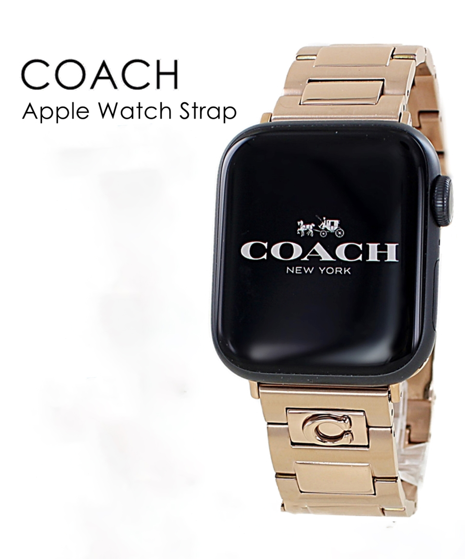 COACH / コーチ】アップルウォッチ バンド ステンレスチール / Apple
