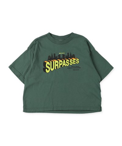 天竺 MUSIC SURPASSES OVER SIZE Tシャツ