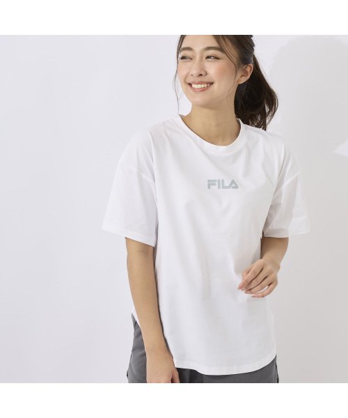 FILA(フィラ（スイムウェア）)/【フィットネス】水陸両用 ベーシックTシャツ レディース/ホワイト