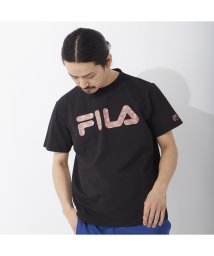 fila(men)(フィラ（メンズ）)/【ラン】ポリブチレンテレフタレート 鹿の子 Tシャツ メンズ/ブラック