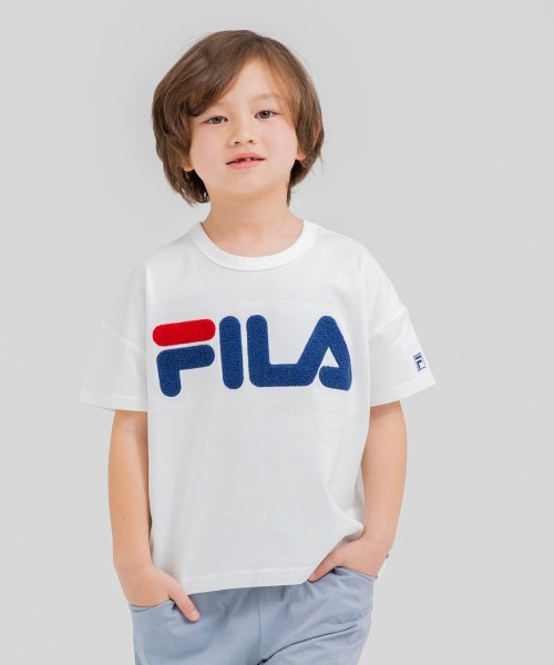 FILA(フィラ)/〈フィラ〉ビッグシルエット半袖Tシャツ/ホワイト