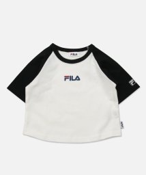 FILA(フィラ)/〈フィラ〉ビッグシルエット半袖Tシャツ/ホワイト×ブラック