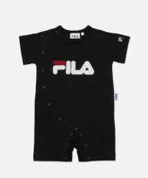 FILA(フィラ)/〈フィラ〉前開き半袖カバーオール/ブラック