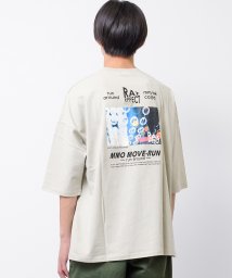 RAT EFFECT(ラット エフェクト)/RATMOVE－RUNスーパービッグTシャツ/グレー