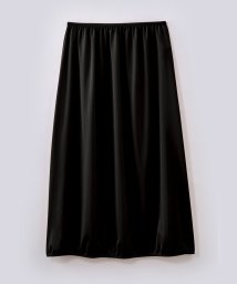 Lingerie by GeeRA(ランジェリーバイジーラ)/【日本製】トイレの床に裾がつかないペチスカート　レギュラー65cm丈/ブラック