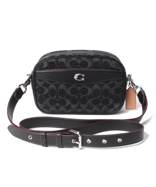 セール】【COACH】コーチ ショルダーバッグ デニム DENIM CE744 Camera  
