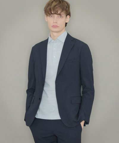 【BREASYJACKET】ドットエアープライムフレックスセットアップジャケッット
