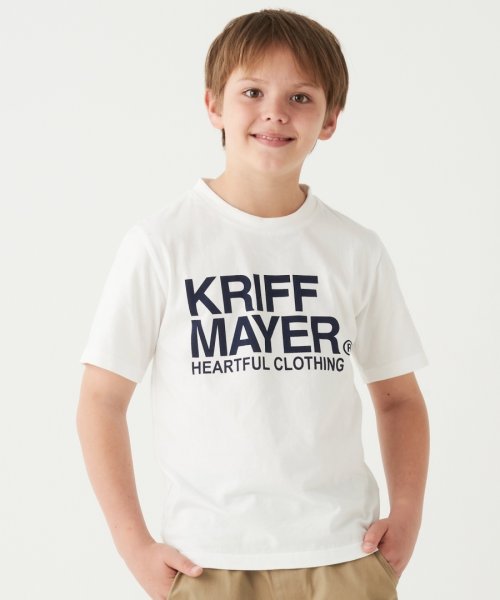 KRIFF MAYER(クリフ メイヤー)/楽LUCK－TEE（クリフロゴ）/オフホワイト