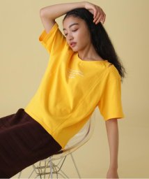 AVIREX(AVIREX)/L－S/S SHOULDER OPEN TOPS/ショルダーオープントップス/イエロー