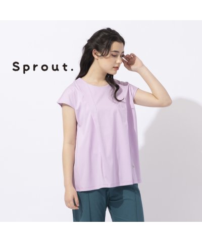 【Sprout.】ショルダータック　プルオーバーTシャツ