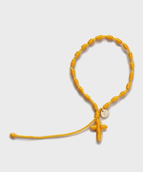 TAKEO KIKUCHI(タケオキクチ)/【OJO DE MEX】Mexican Rosario Bracelet/YELLOW（032）