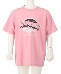 ANAP KIDS(アナップキッズ)/フロントウェーブロゴビッグTシャツ【親子お揃い】/ピンク