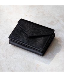 GUIONNET/GUIONNET ミニ財布 三つ折り財布 本革 SNAP FLAP スナップフラップ メンズ レディース ギオネ 財布 薄型 薄マチ コンパクト レザー 小銭入/505296076