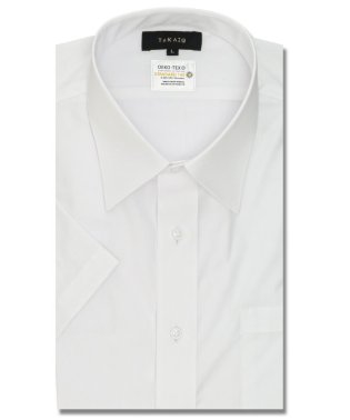 TAKA-Q/形態安定 吸水速乾 スタンダードフィット レギュラーカラー 半袖 シャツ メンズ ワイシャツ ビジネス yシャツ 速乾 ノーアイロン 形態安定/505296698