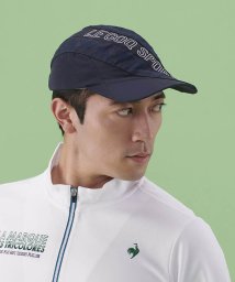 le coq sportif GOLF (ルコックスポルティフ（ゴルフ）)/メッシュベンチレーションキャップ (吸汗速乾（ビン皮/額に触れる部分）/抗菌防臭（ビン皮/額に触れる部分)/ネイビー