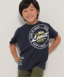 ikka kids(イッカ　キッズ)/胸サークルロゴTシャツ（120〜160cm）/ネイビー
