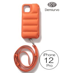 Demiu(Demiu)/【Demiu / デミュ】BALLON iPhone12Pro/iPhone12 アイフォンケース 本革 リアルレザー ストラップ付/オレンジ