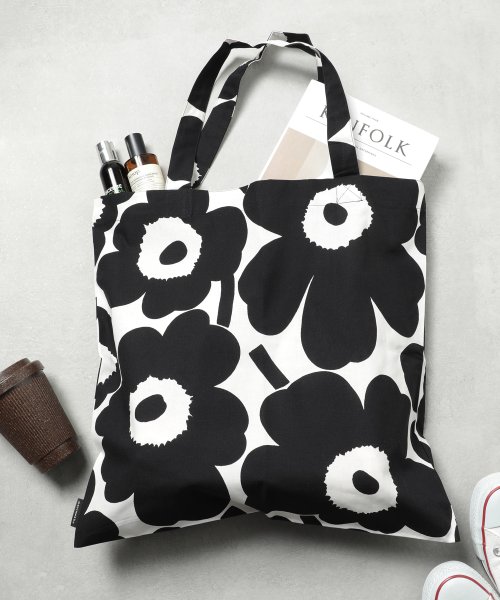 Marimekko(マリメッコ)/【marimekko / マリメッコ】ファブリックバッグ / Pieni Unikko トートバッグ 布バッグ 67572 69915  ギフト/ブラック 