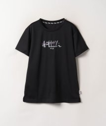 FILA(フィラ)/【ラン】保湿冷感 グラフィック Tシャツ レディース/ブラック