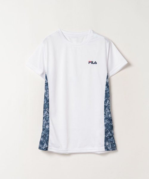 FILA(フィラ)/【フィラ】切替ドライTシャツ/ホワイト