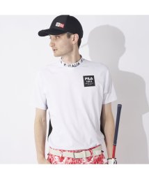FILAGOLF(フィラゴルフ（メンズ）)/【ゴルフ】接触冷感モックネック半袖シャツ メンズ/ホワイト