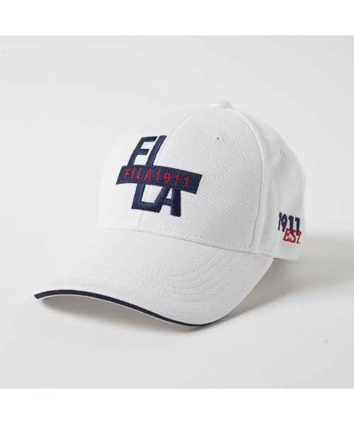 FILA GOLF(フィラゴルフ（レディース）)/【ゴルフ】メッシュゴルフキャップ レディース/ホワイト