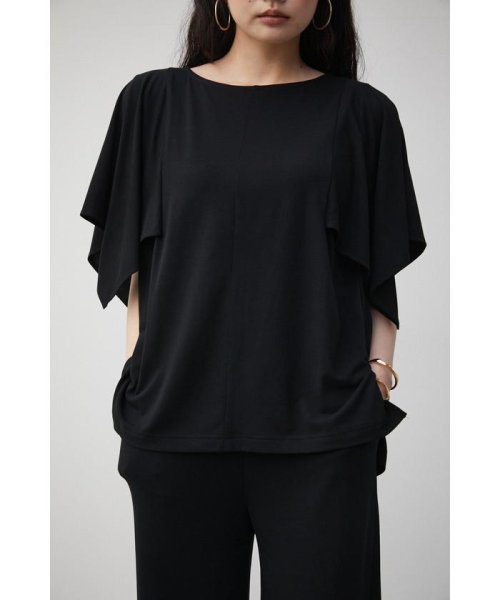 AZUL by moussy(アズールバイマウジー)/ ICE CLEAN HALF SLEEVE TOPS/BLK