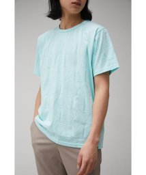 AZUL by moussy(アズールバイマウジー)/AZUL LOGO TOTAL PATTERN TEE/MINT