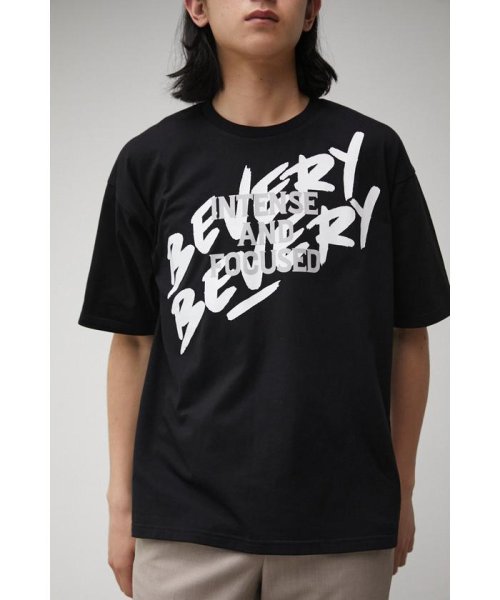 AZUL by moussy(アズールバイマウジー)/BEVERY TEE/BLK