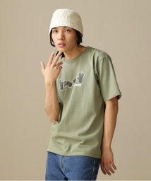 AVIREX(AVIREX)/《WEB&DEPOT限定》HAND SIGNAL SHORT SLEEVE T－SHIRT/Tシャツ/セージ1