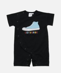 CONVERSE(CONVERSE)/〈コンバース〉前開き半袖カバーオール/ブラック