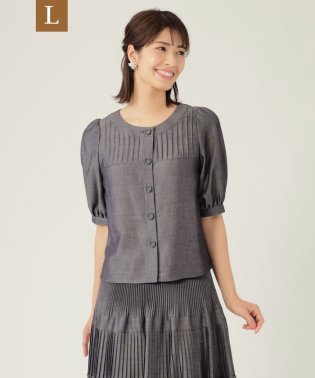 TO BE CHIC(L SIZE)/【L】ダンガリーシャンブレー ブラウス/505298085