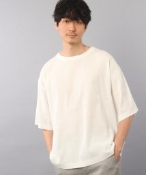 TAKEO KIKUCHI(タケオキクチ)/【ビワコットン】 ビッグTシャツ/ホワイト（001）
