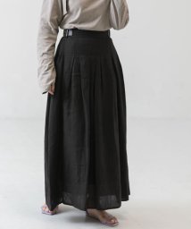 URBAN RESEARCH(アーバンリサーチ)/『別注』O’NEIL OF DUBLIN×UR　Soft Pleated Skirt/BLACK