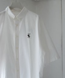 SENSE OF PLACE by URBAN RESEARCH(センスオブプレイス バイ アーバンリサーチ)/『ユニセックス』『別注』GREENWICH POLO CLUB×SOP　シャツB/WHITE