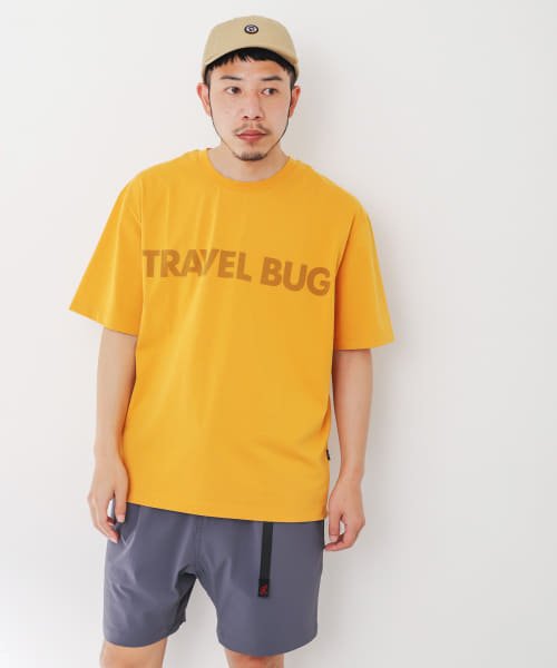 EKAL(EKAL)/『接触冷感』TRAVEL BUG T－SHIRTS/YELLOW