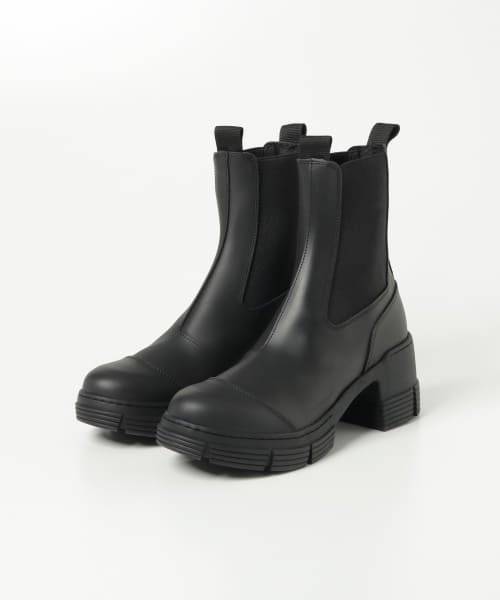 URBAN RESEARCH(アーバンリサーチ)/GANNI　Recycled Rubber City Boot/BLACK
