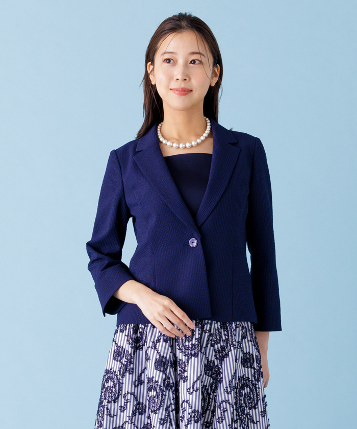 セール】 レリアン(Leilian) |サッカーテーラードジャケット(505263470