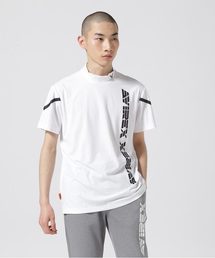 GOLF WEAR》PTU ロゴ モックネック Tシャツ / アヴィレックス /AVIREX