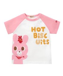 MIKI HOUSE HOT BISCUITS/キャラクター ラグラン半袖Tシャツ/505300918