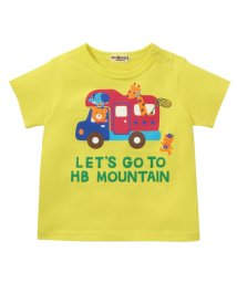 MIKI HOUSE HOT BISCUITS(ミキハウスホットビスケッツ)/ビーンズ 乗り物半袖Tシャツ/イエロー