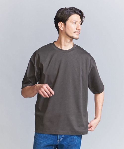 BEAUTY&YOUTH UNITED ARROWS(ビューティーアンドユース　ユナイテッドアローズ)/【WEB限定 WARDROBE SMART】NORITAKE リラックス テーパード Tシャツ/DK.GRAY