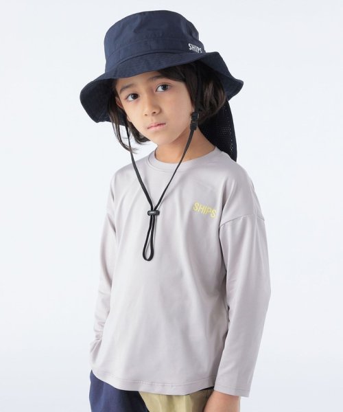 SHIPS KIDS(シップスキッズ)/SHIPS KIDS:100～130cm / プルオーバー ラッシュガード/ベージュ系