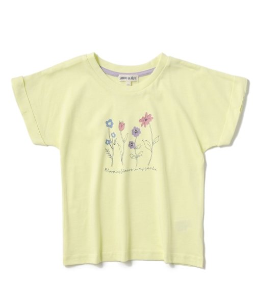 SHOO・LA・RUE(Kids) (シューラルーキッズ)/【110－140cm/接触冷感】GIRLアソートTシャツ/レモンイエロー（031）