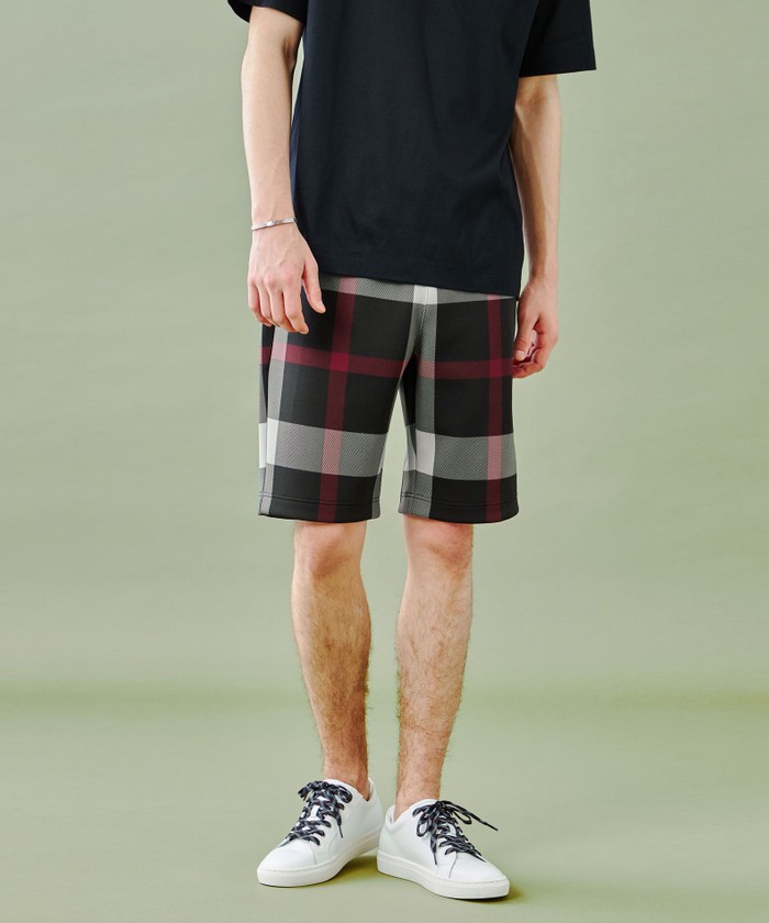 WEB限定】クレストブリッジチェックショートパンツ(505303317) | BLACK