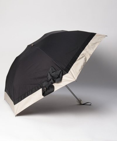 日傘 晴雨兼用 折りたたみ傘 ビジューリボン 遮熱 遮光 UV 紫外線対策